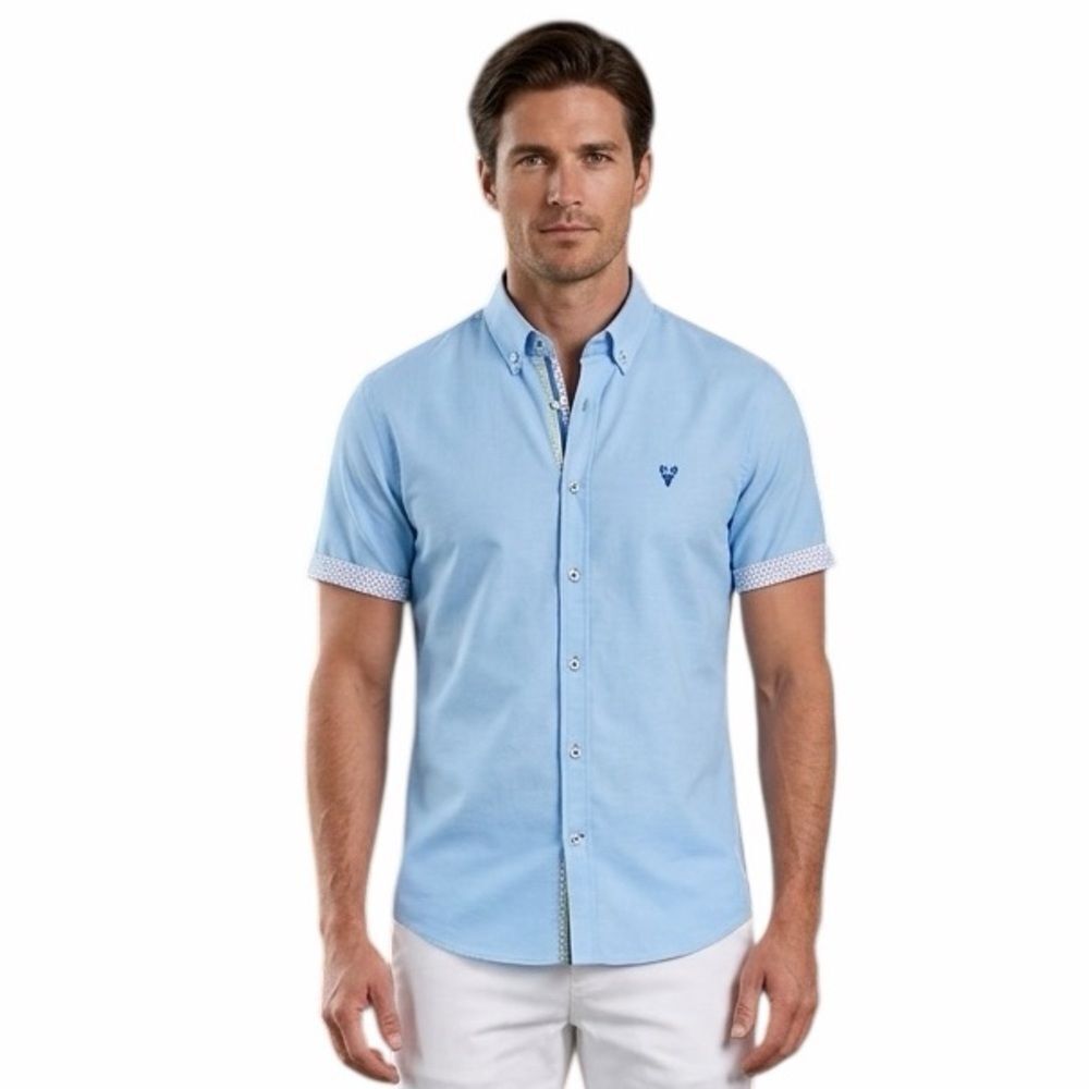 NWT Scott Ellis Cambridge-Great Britain Men’s Blue Shirt Size S